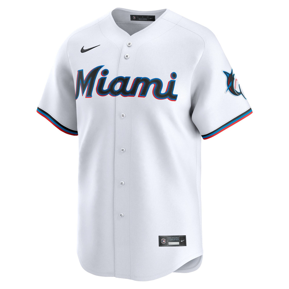 Miami Marlins White Home Limited Pick-A-Player Retired Roster Baseball Jersey