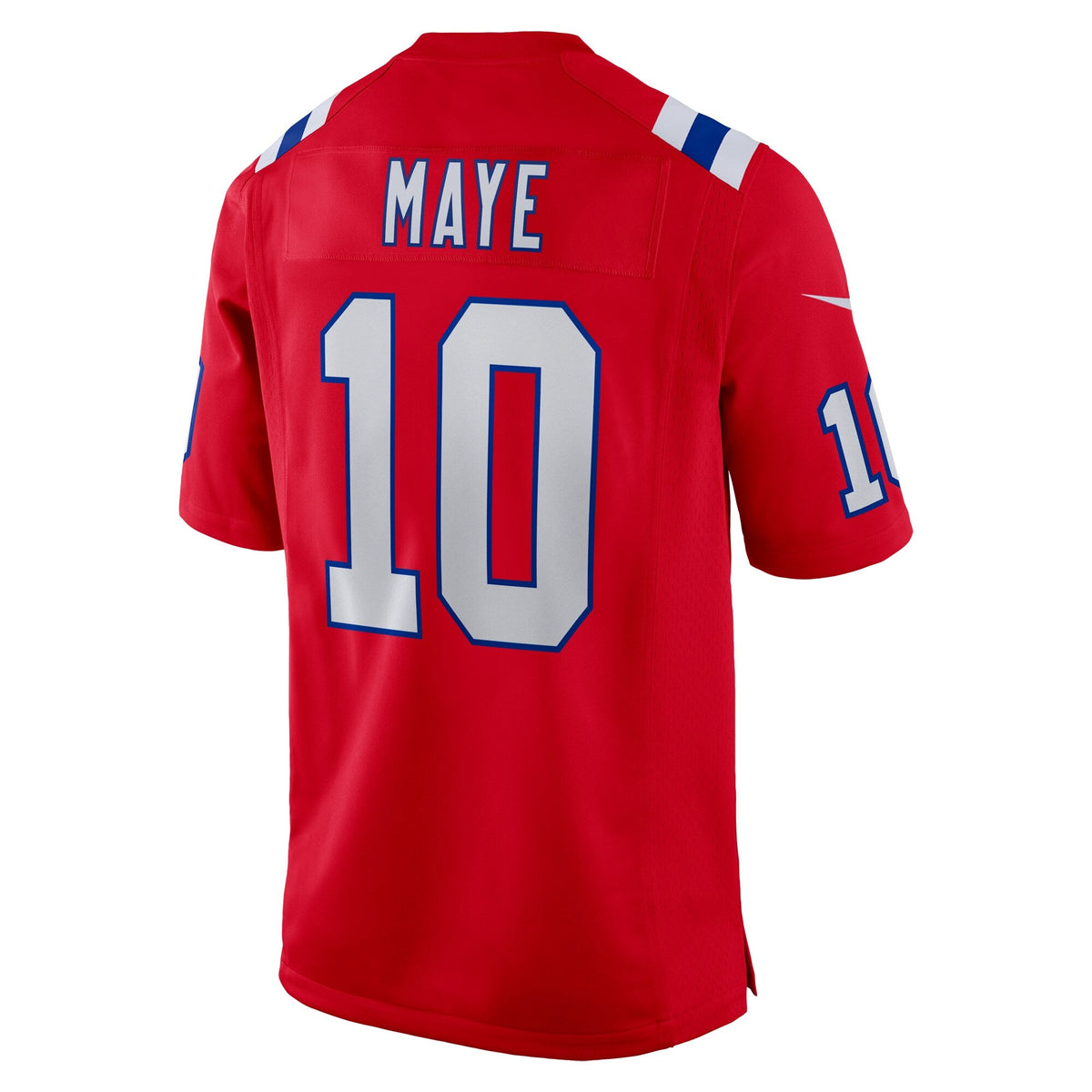 New England Patriots Drake Maye Red Player Game Football Jersey