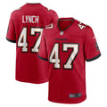 Tampa Bay Buccaneers John Lynch Red Retired Player Game Football Jersey