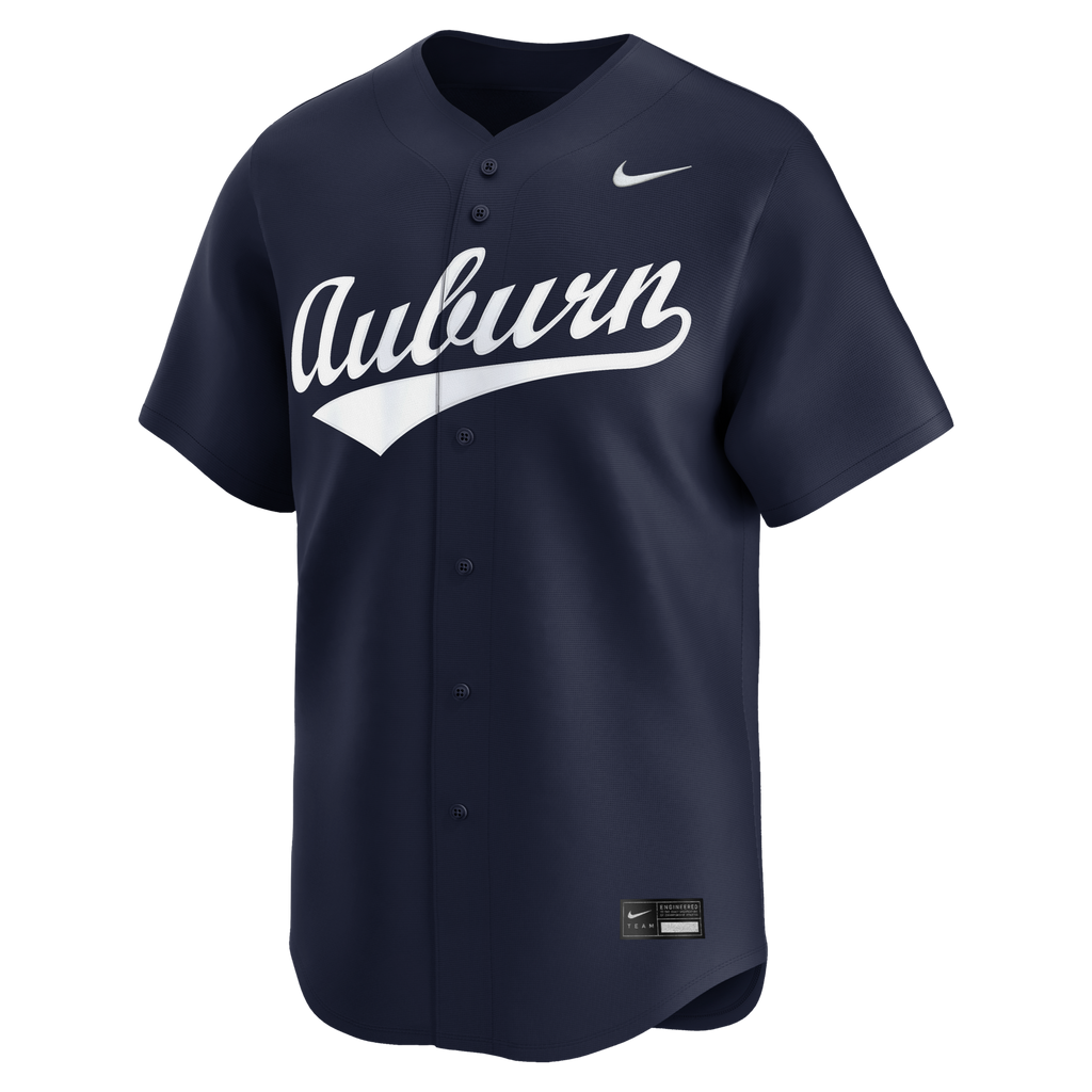 Navy Auburn Tigers Alternate Limited Baseball Jersey