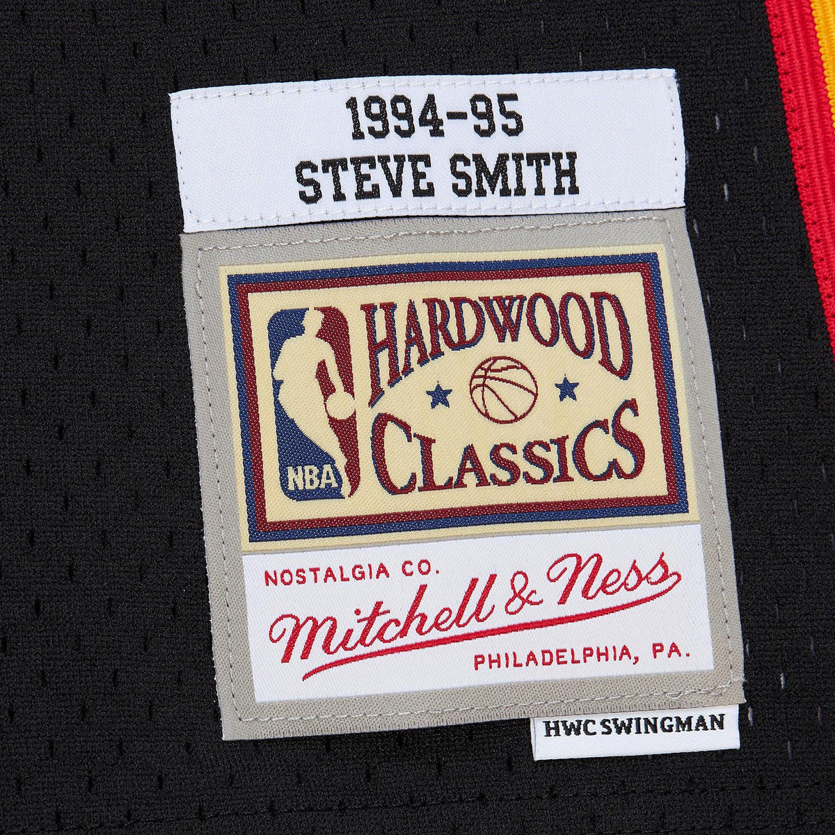 Atlanta Hawks Steve Smith 1994 Dark Jersey - Black