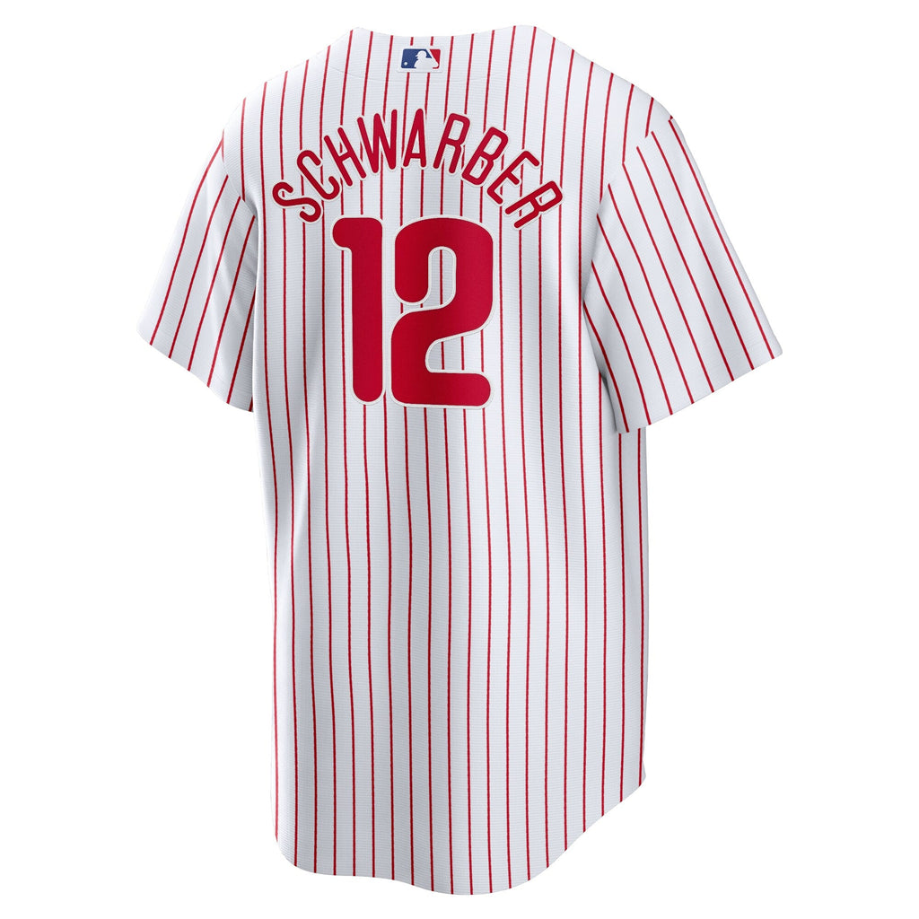Philadelphia Phillies Kyle Schwarber White Replica Player Baseball Jersey