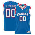 Kansas Jayhawks Lightweight NIL Pick-A-Player Basketball Jersey - Royal