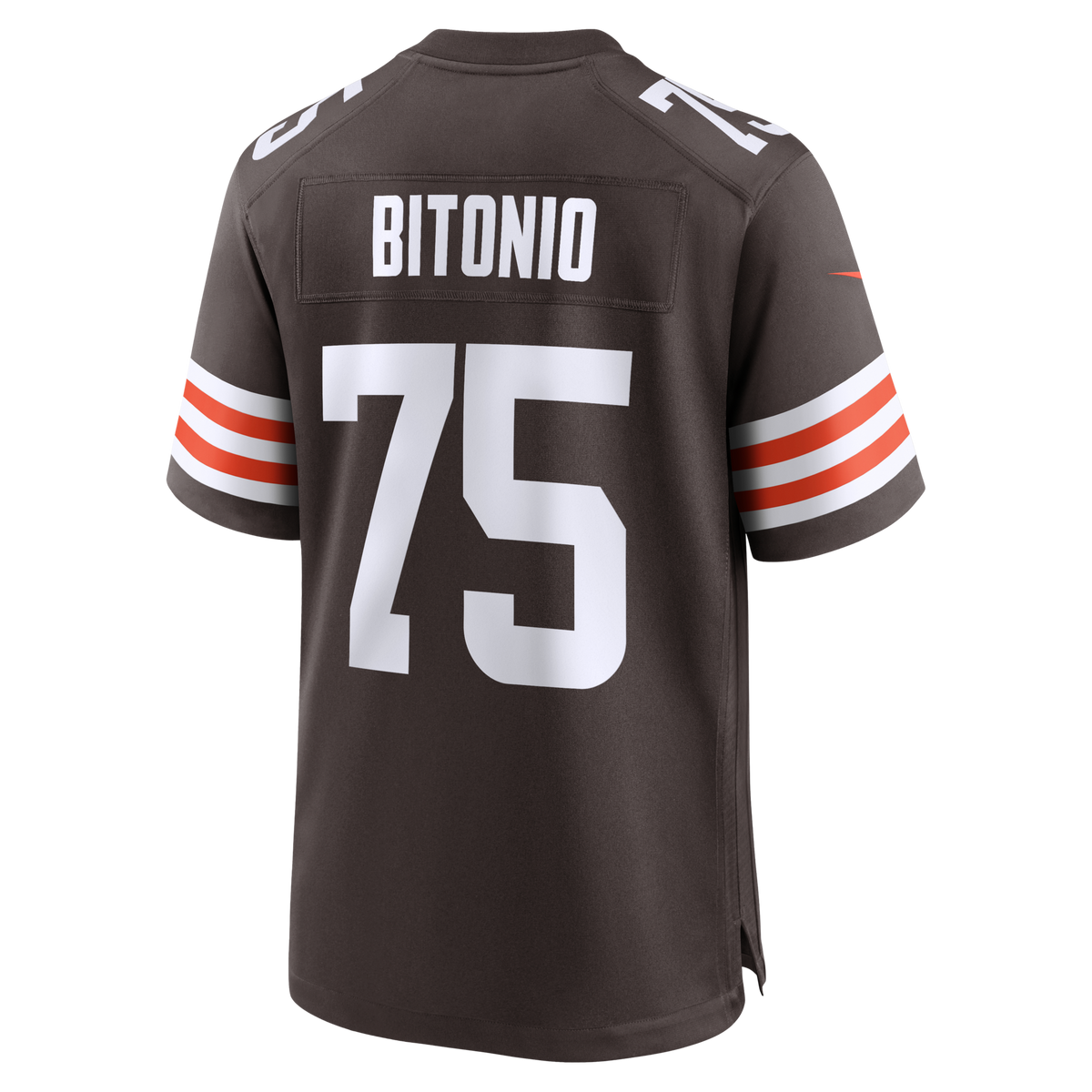 Cleveland Browns Joel Bitonio Brown Game Football Jersey