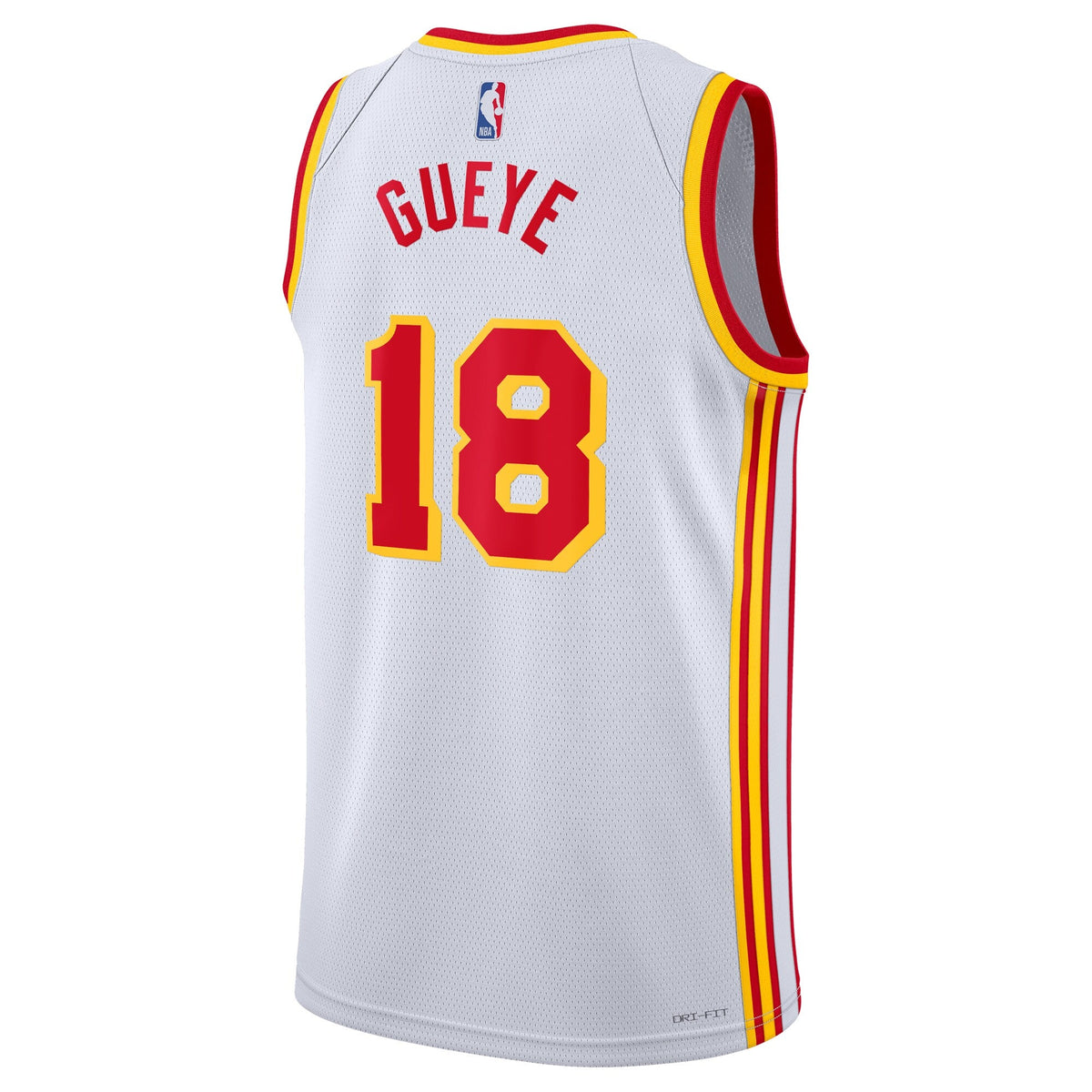 Atlanta Hawks Association Edition Swingman Jersey - White - Mouhamed Gueye