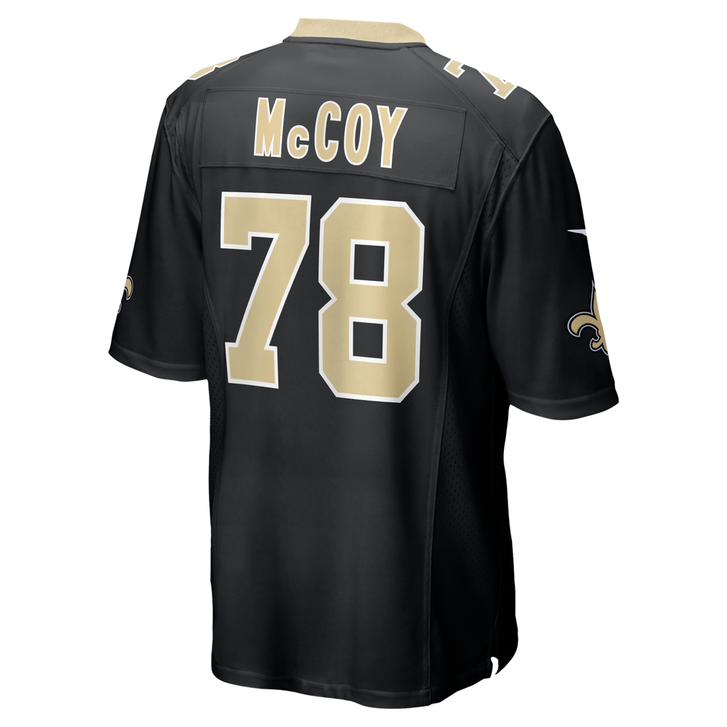 New Orleans Saints Erik Mccoy Black Game Football Jersey