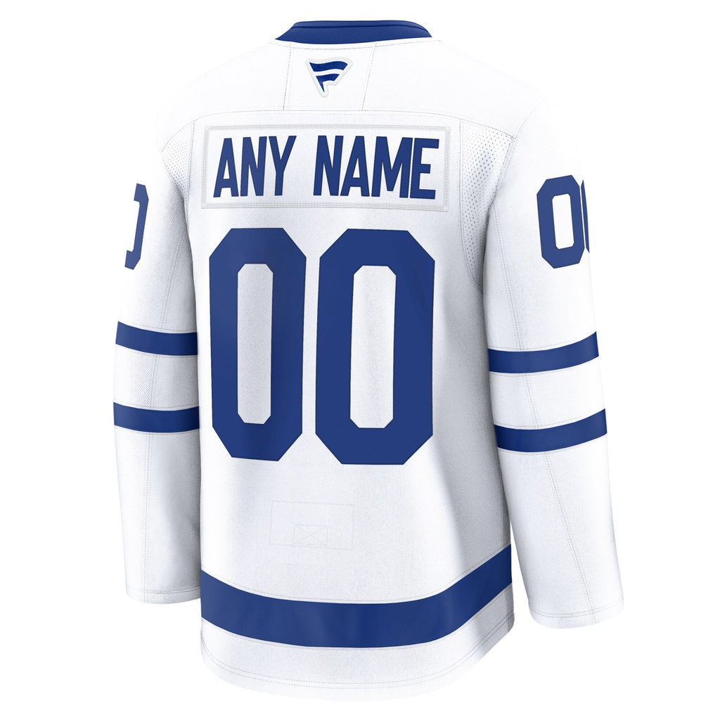 Toronto Maple Leafs White Away Premium Custom Jersey
