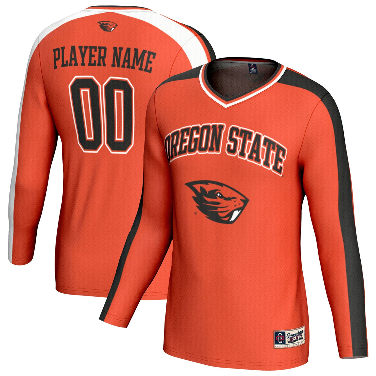 Oregon State Beavers NIL Pick-A-Player Lightweight Collegiate Volleyball Fashion Jersey - Orange