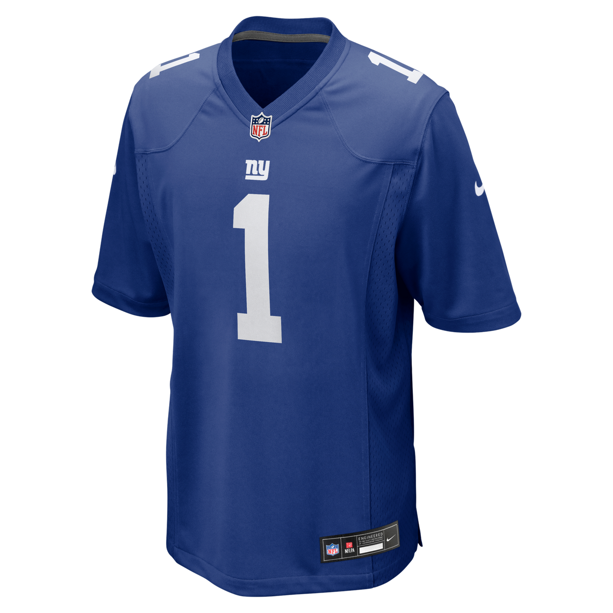 New York Giants Malik Nabers Royal Player Game Football Jersey