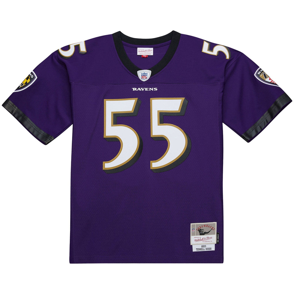 Baltimore Ravens Terrell Suggs Purple 2003 Legacy Replica Football Jersey