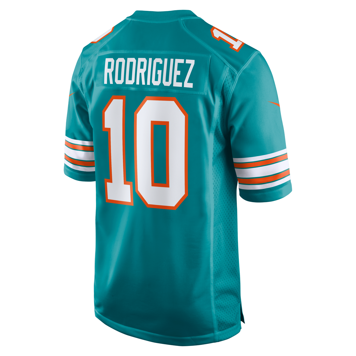 Miami Dolphins Jacob Rodriguez Aqua Alternate Game Football Jersey
