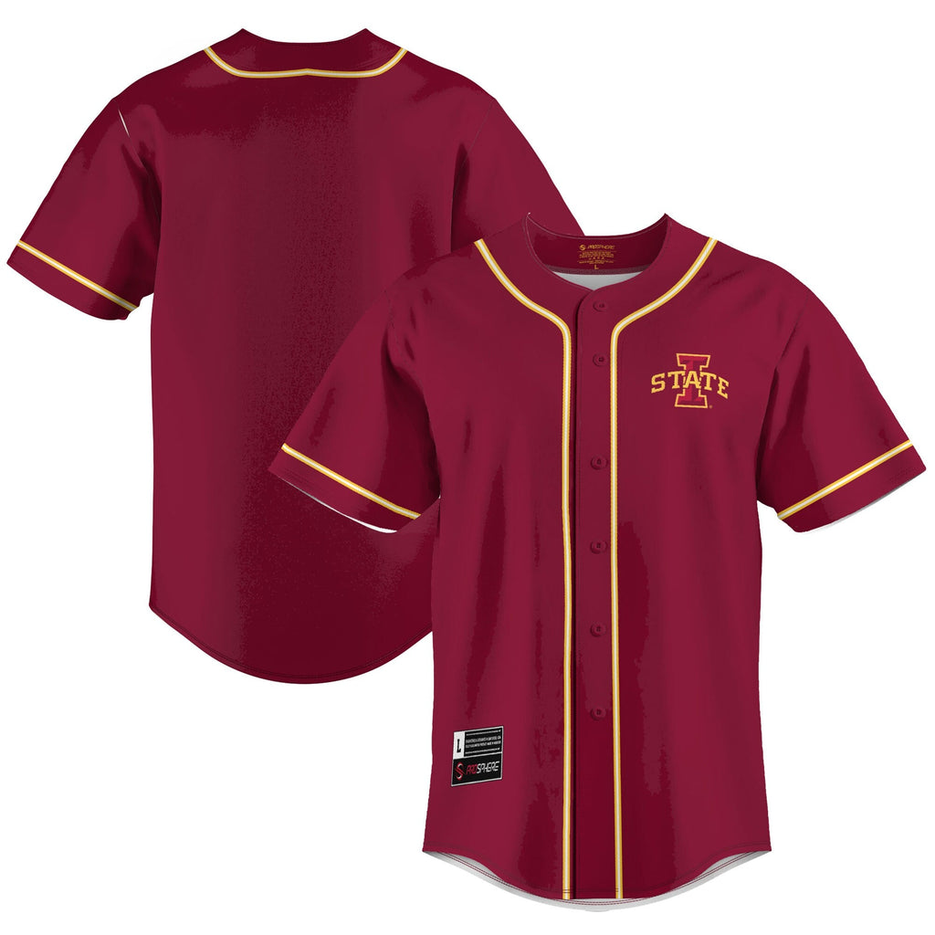 Cardinal Iowa State Cyclones Lightweight Baseball Jersey