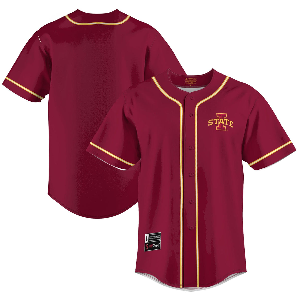 Cardinal Iowa State Cyclones Lightweight Baseball Jersey