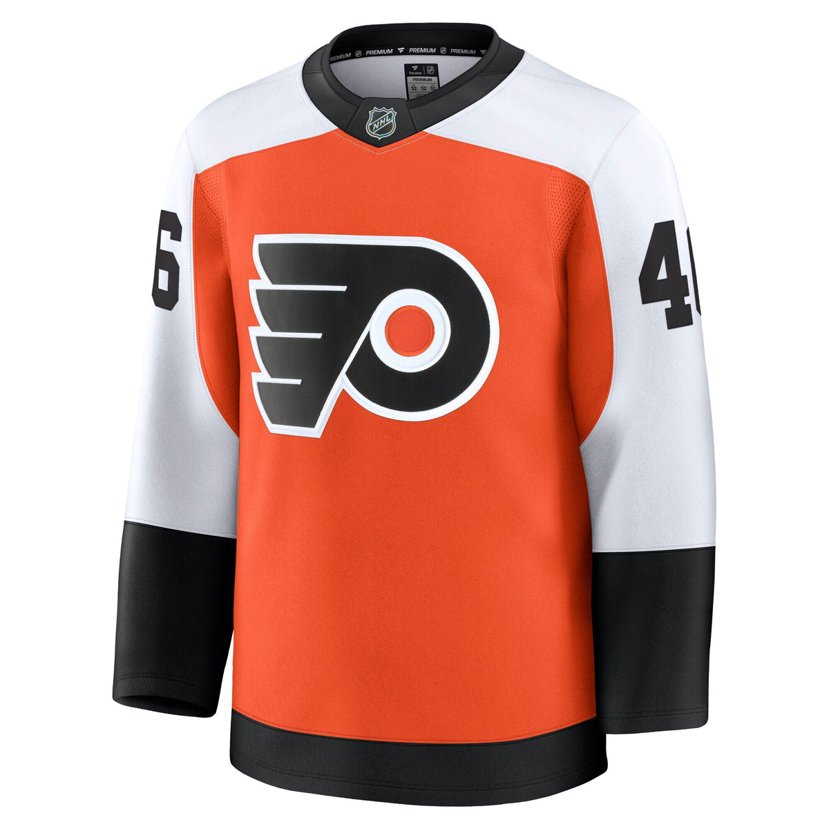 Philadelphia Flyers Trevor Zegras Orange Home Premium Jersey