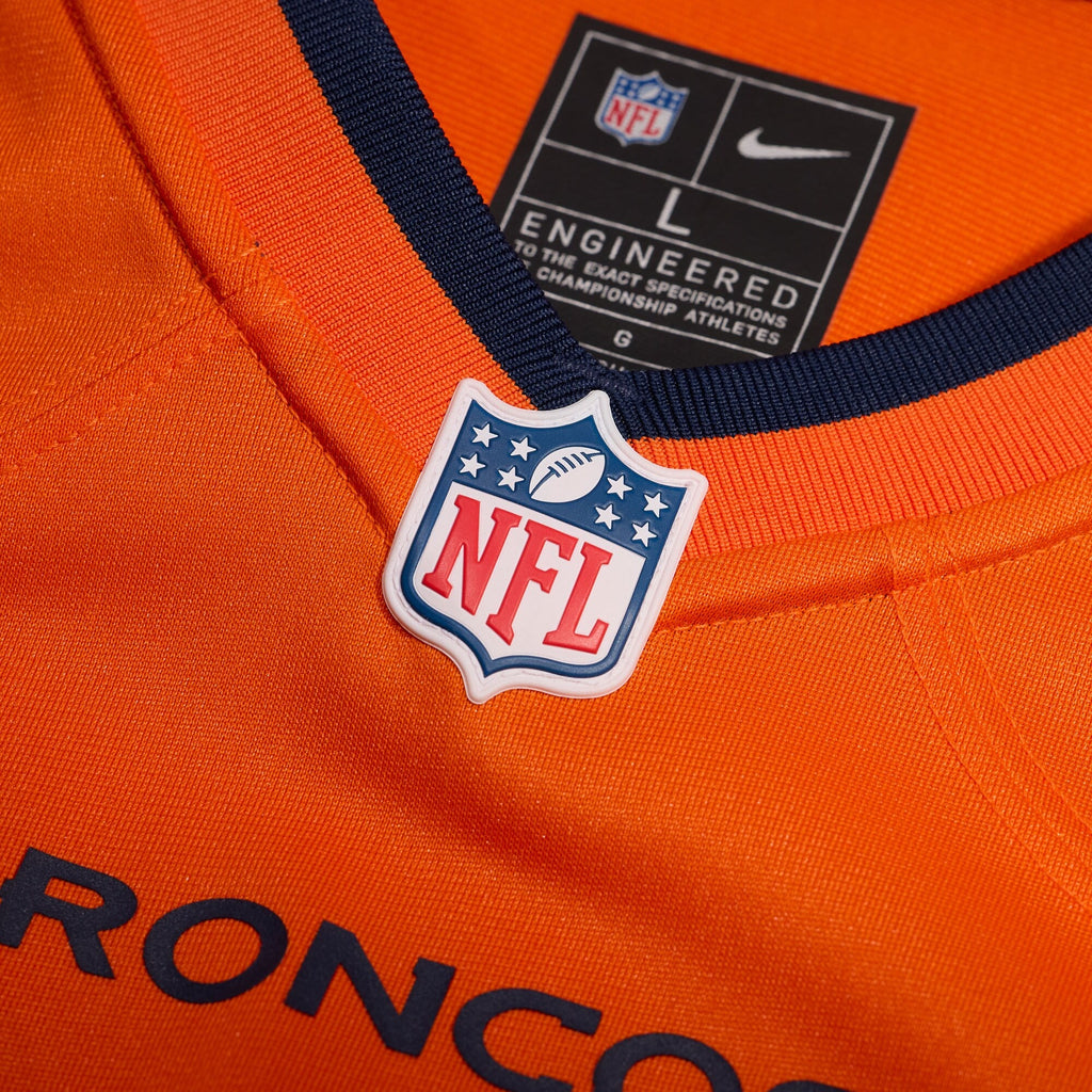 Denver Broncos Nik Bonitto Orange Team Game Football Jersey