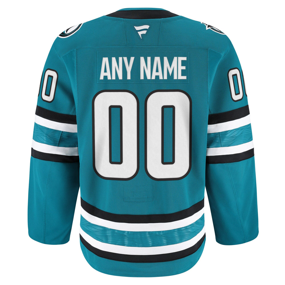 San Jose Sharks Teal Home Pro Custom Jersey