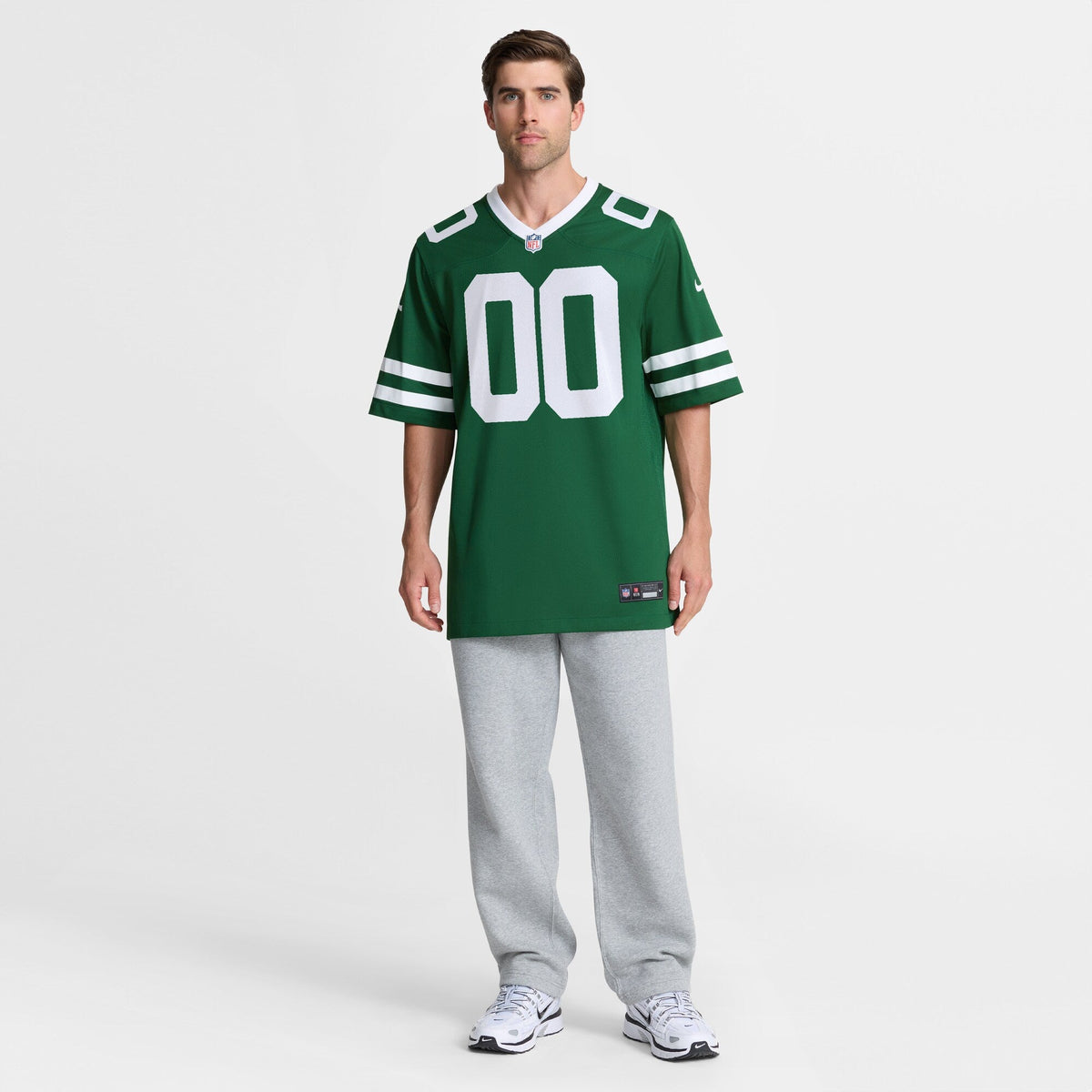 New York Jets Legacy Green Custom Game Football Jersey