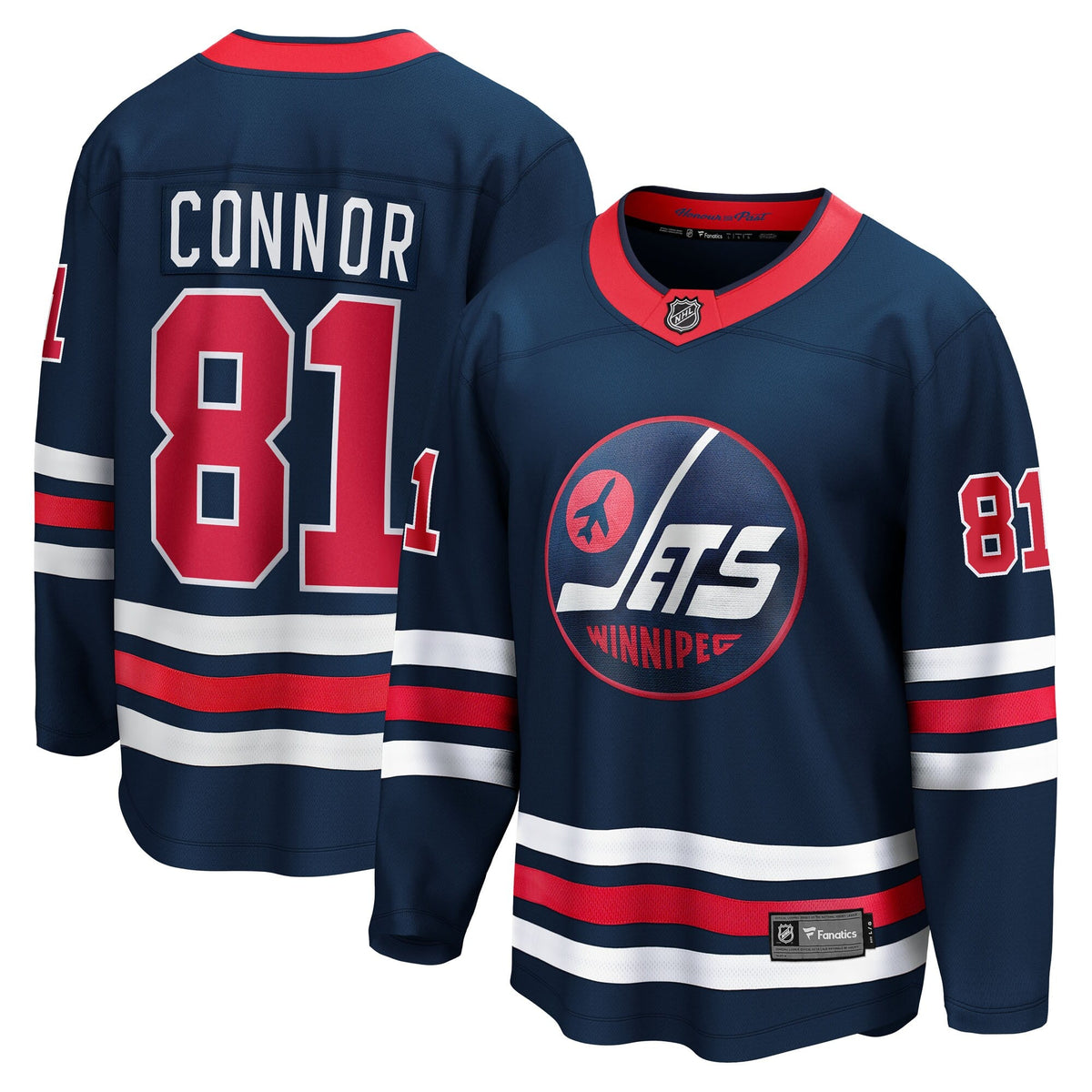 Winnipeg Jets Kyle Connor Navy Alternate Breakaway Hockey Jersey