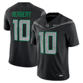 Justin Herbert Oregon Ducks Alumni Game Jersey - Black