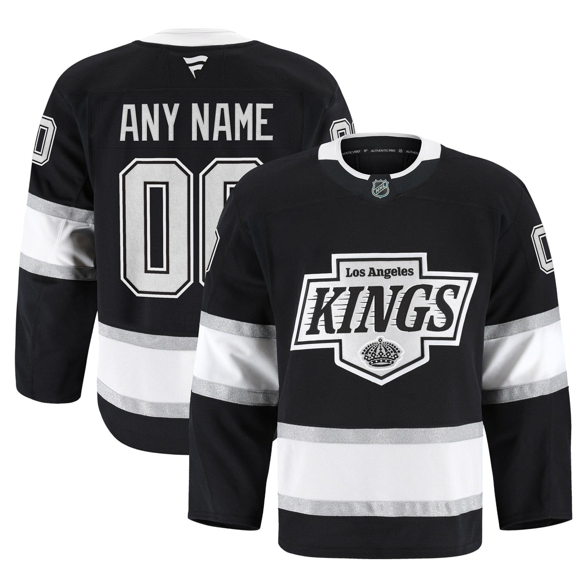 Los Angeles Kings Black Home Pro Custom Jersey