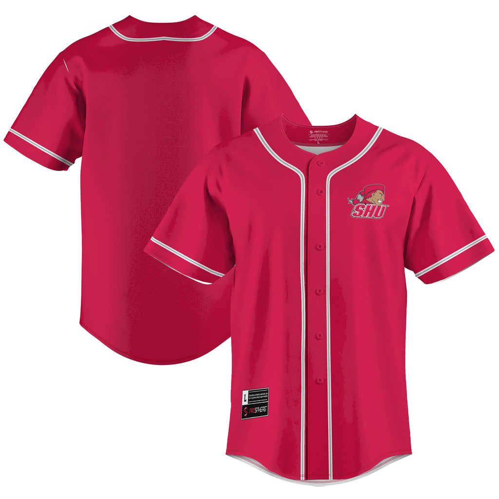 Sacred Heart Pioneers Lightweight Baseball Jersey - Red