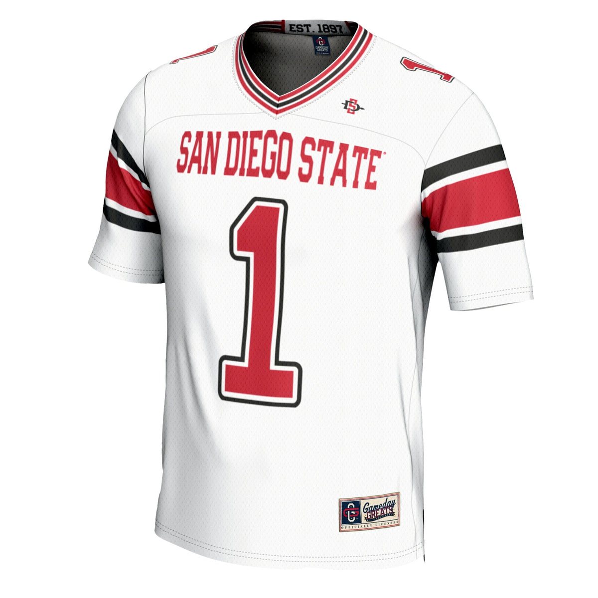 #1 San Diego State Aztecs Football Jersey - Cardinal