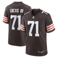 Cleveland Browns Cornelius Lucas Brown Team Game Football Jersey