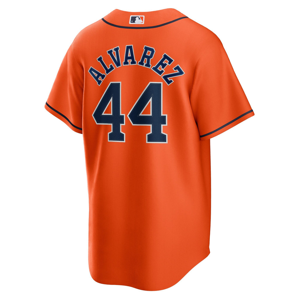 Houston Astros Yordan Álvarez Orange Alternate Replica Player Baseball Jersey