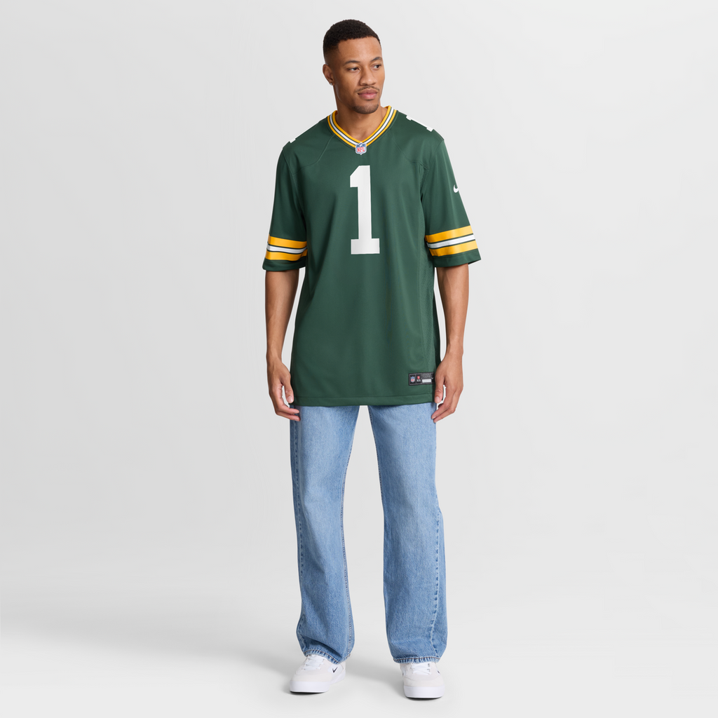 Green Bay Packers Micah Parsons Green Game Player Football Jersey