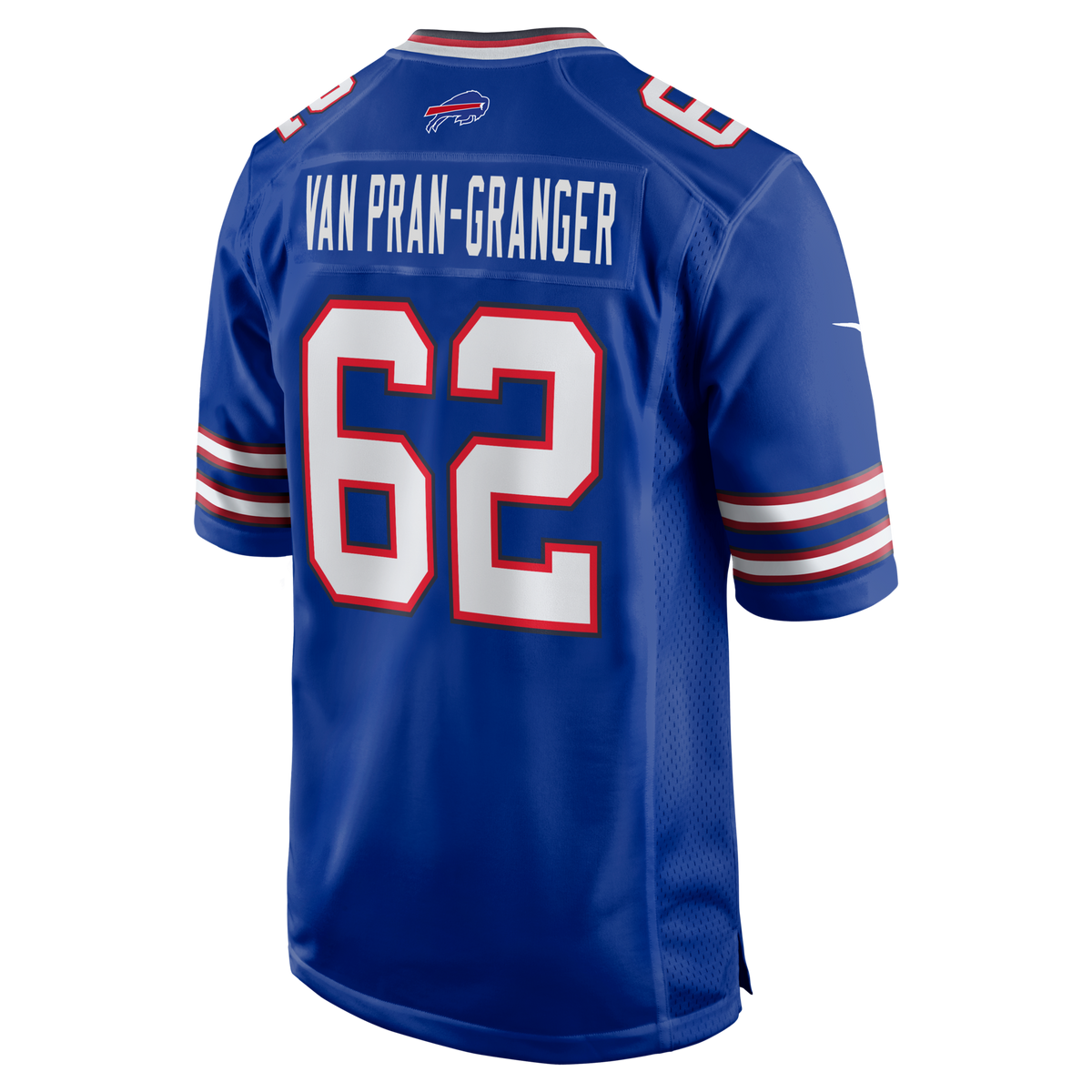 Buffalo Bills Sedrick Van Pran-Granger Royal Game Football Jersey