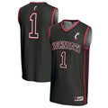 #1 Cincinnati Bearcats Lightweight Basketball Fashion Jersey - Black