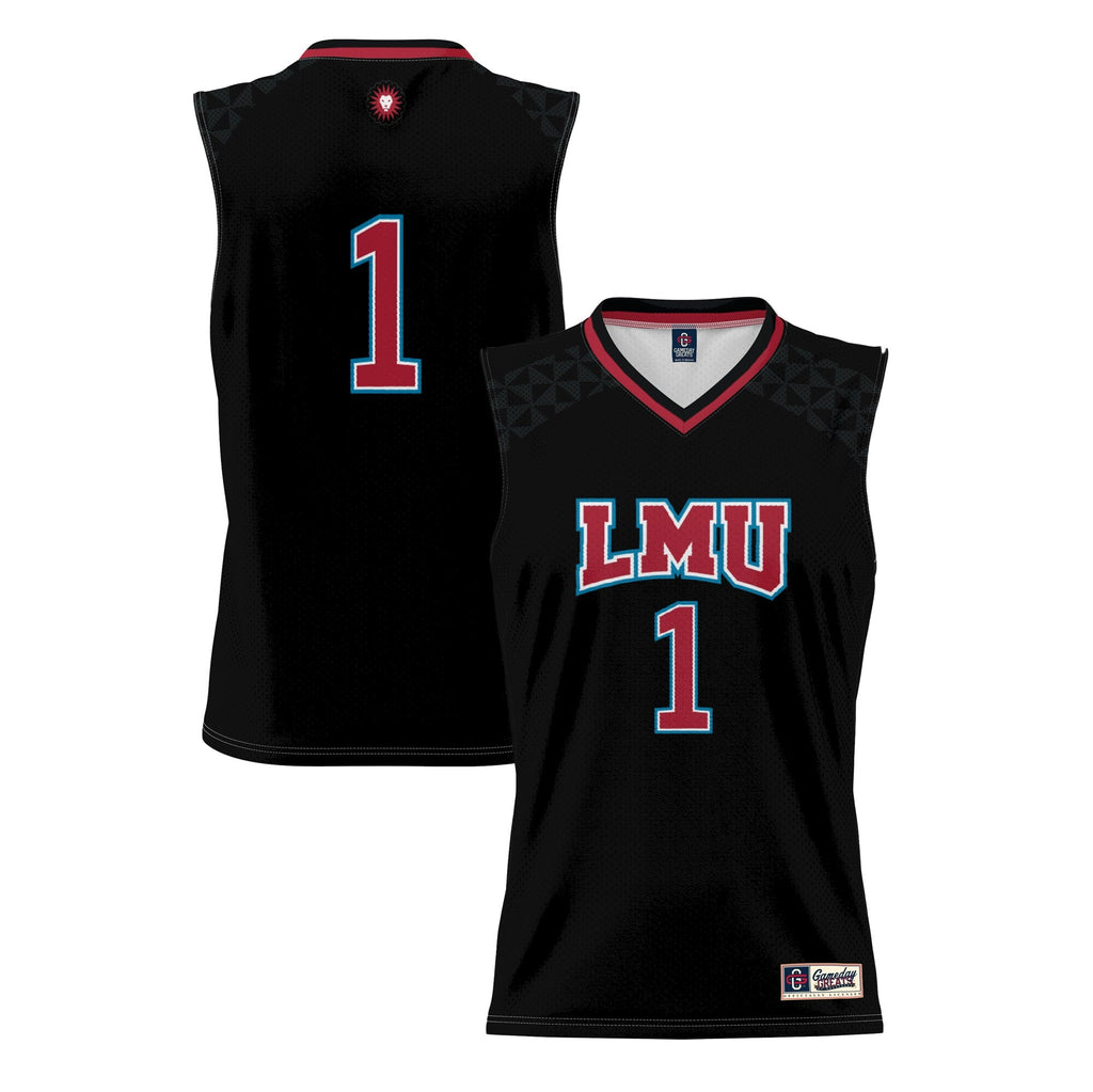 #1 Loyola Marymount Lions Lightweight Basketball Jersey - Black