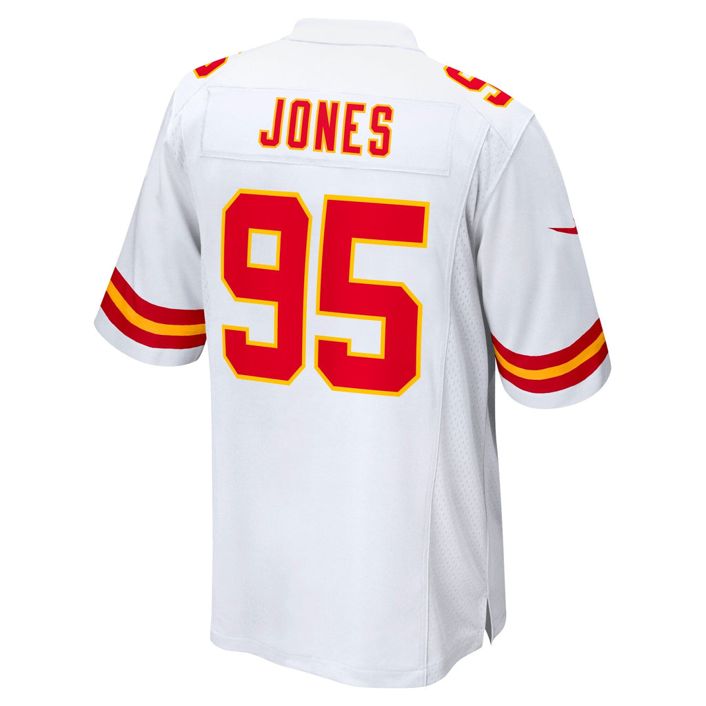 Kansas City Chiefs Chris Jones White Game Football Jersey