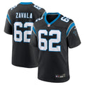 Carolina Panthers Chandler Zavala Black Game Football Jersey