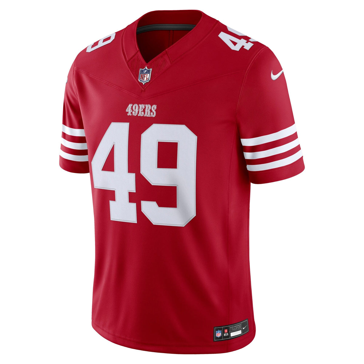 San Francisco 49ers The Faithful Scarlet Team Vapor F.U.S.E. Stitched Limited Football Jersey