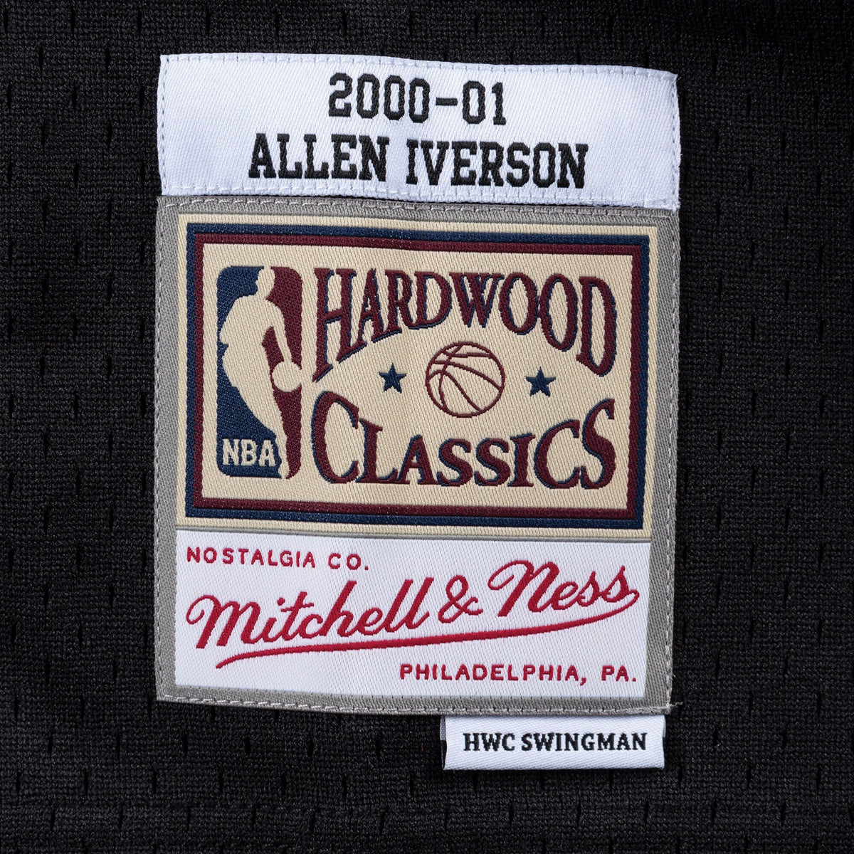 Philadelphia 76ers Swingman Jersey Road Allen Iverson 2000-01