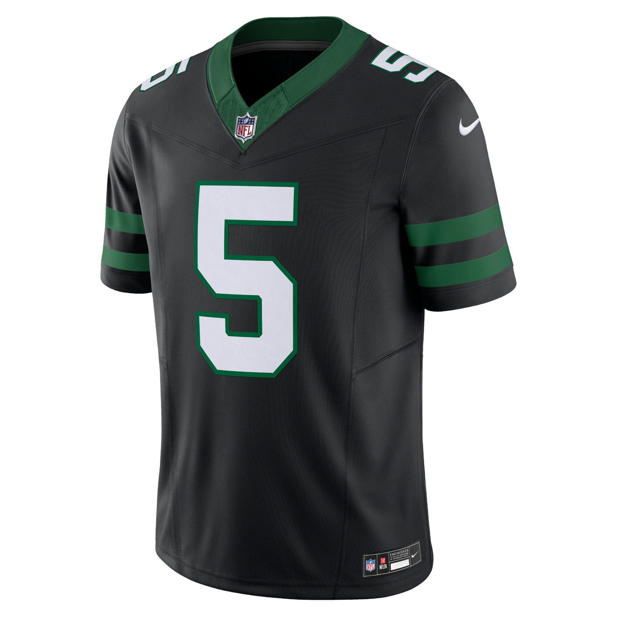 New York Jets Garrett Wilson Legacy Black Alternate Vapor F.U.S.E. Limited Football Jersey
