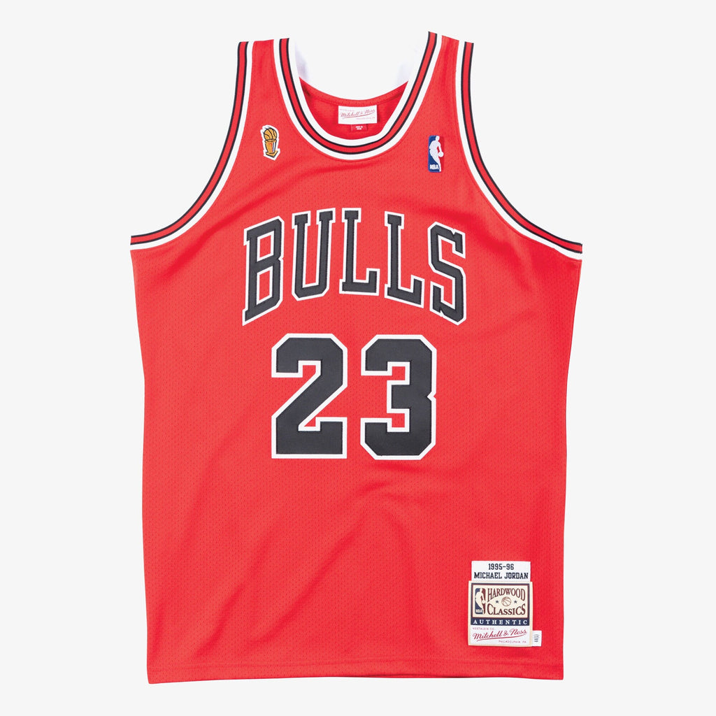 Chicago Bulls Jersey Road Finals Michael Jordan 1995-96
