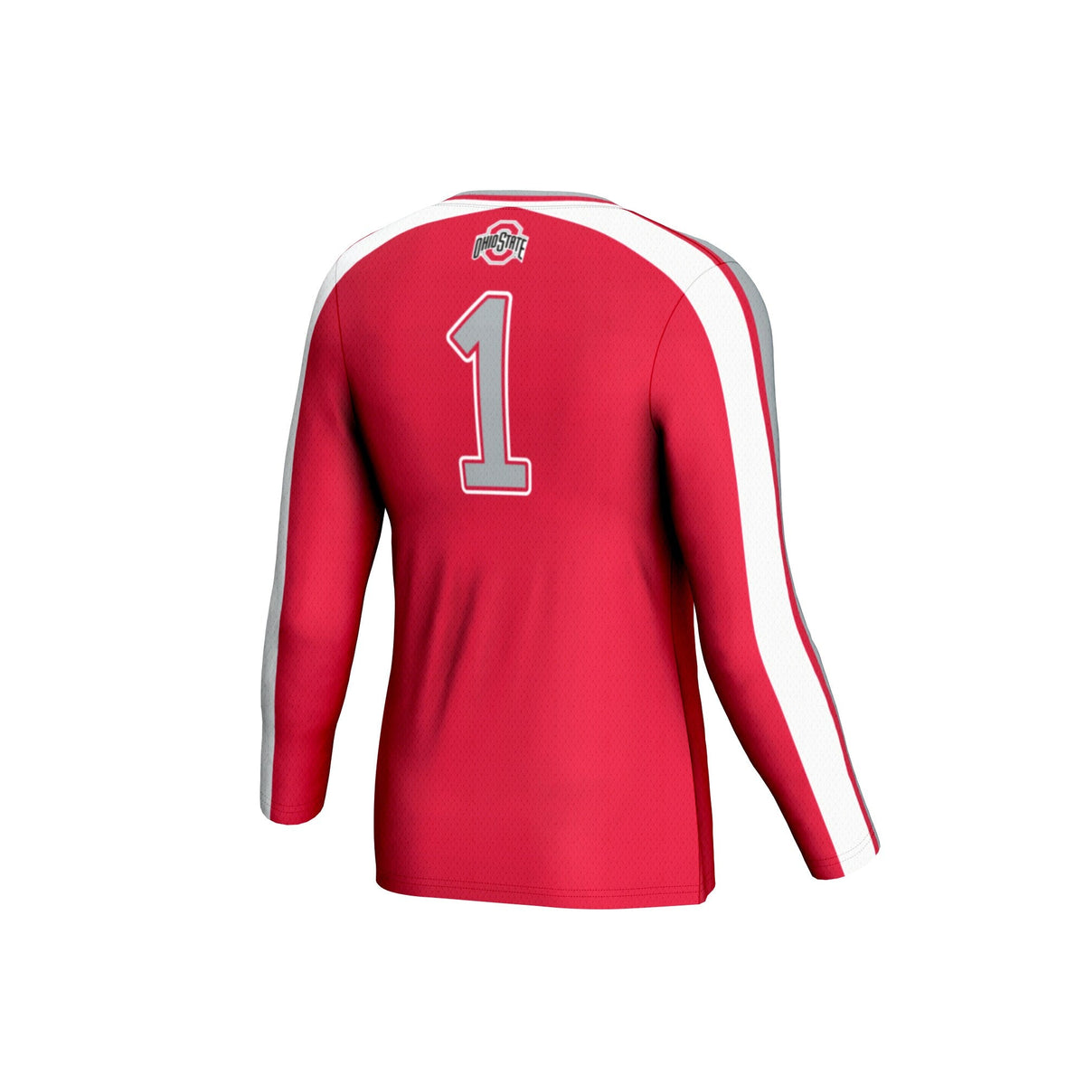 Ohio State Buckeyes #1 Lightweight Volleyball Fashion Jersey - Scarlet