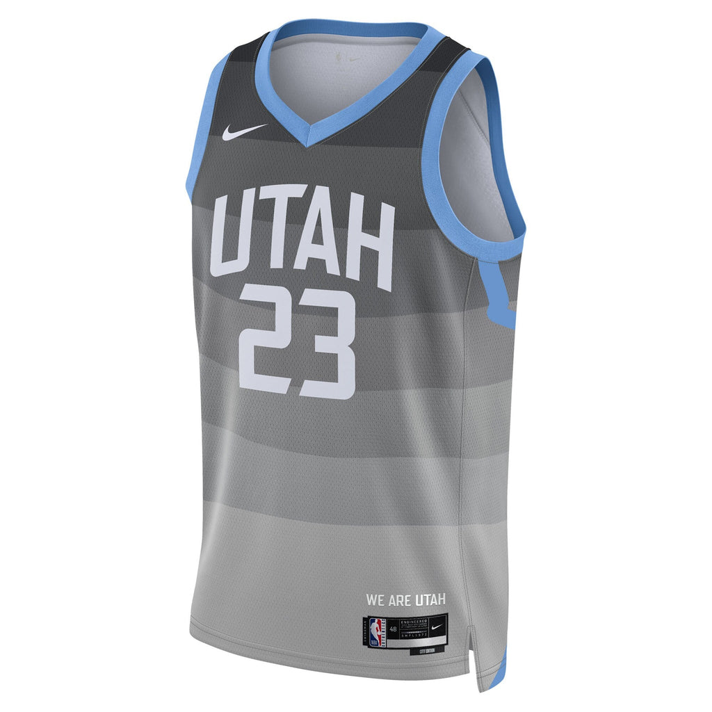 Utah Jazz 2025/26 City Edition Swingman Jersey - Gray - Lauri Markkanen