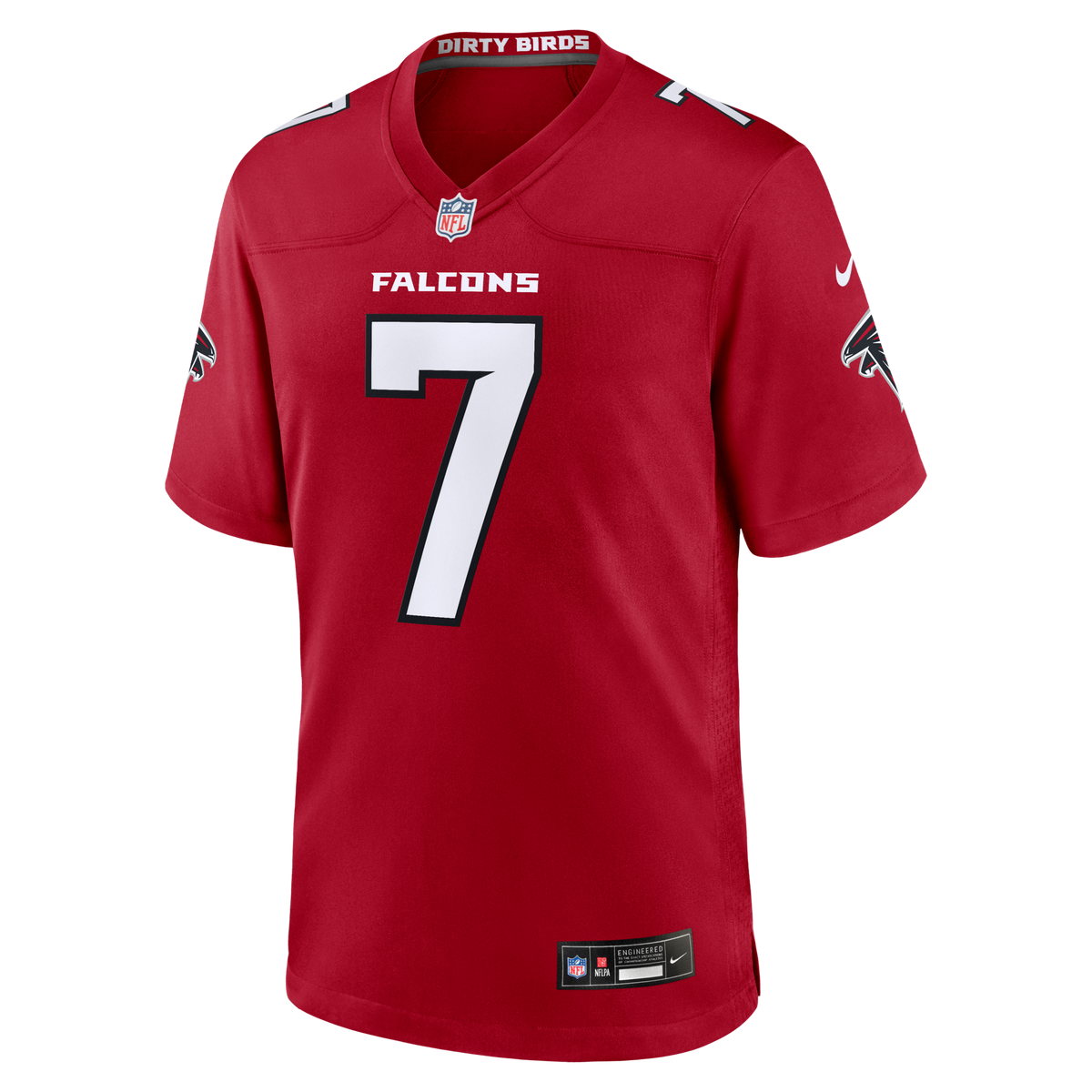 Atlanta Falcons Bijan Robinson Red Game Football Jersey