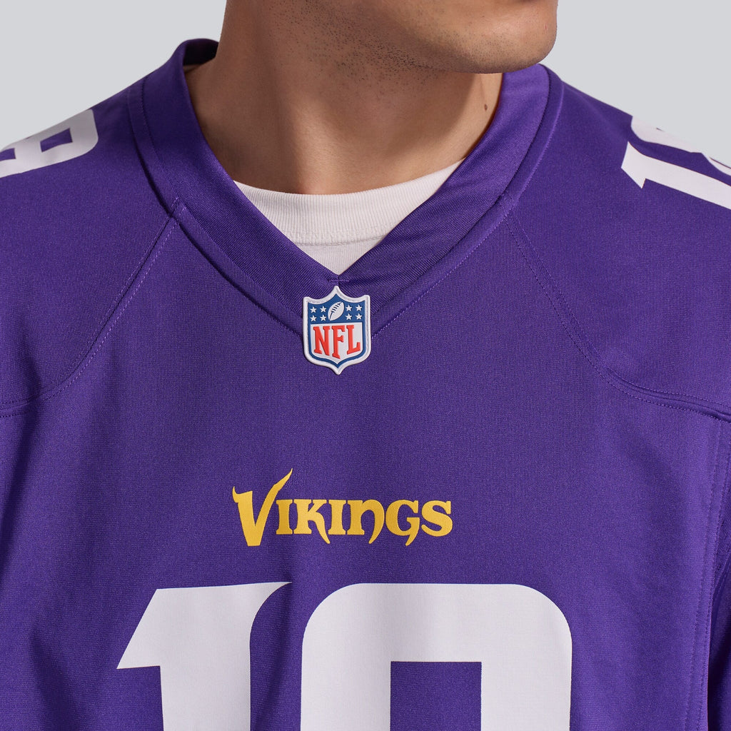Minnesota Vikings Justin Jefferson Purple Player Game Football Jersey