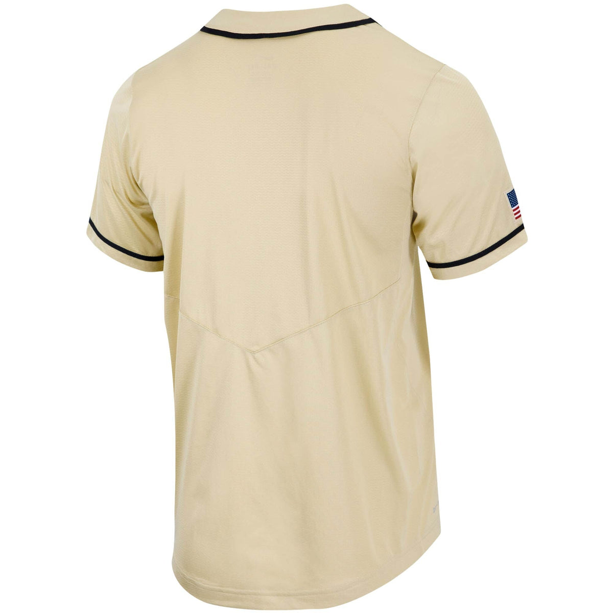 Gold Army Black Knights Replica Full-Button Baseball Jersey