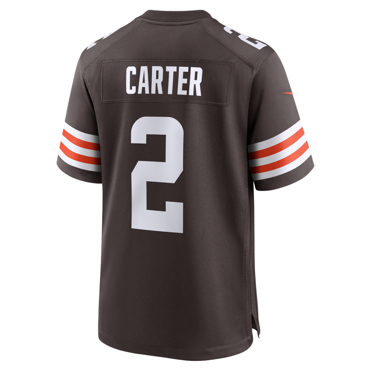 Cleveland Browns DeAndre Carter Brown Team Game Football Jersey