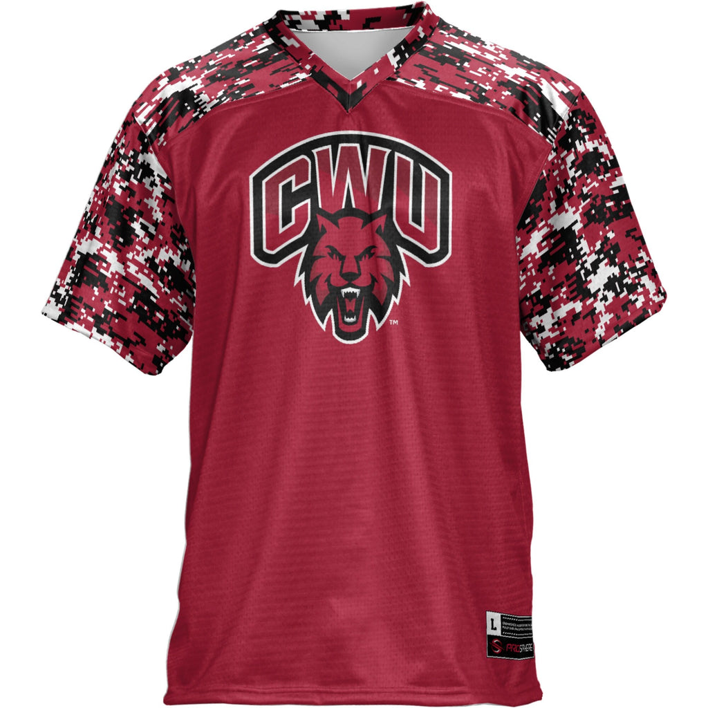 Central Washington Wildcats Football Jersey - Crimson