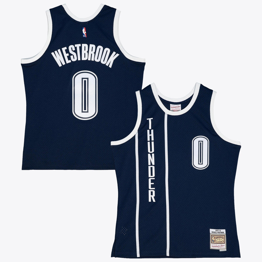 Oklahoma City Thunder Russell Westbrook 2015 Alternate Jersey - Ash Blue