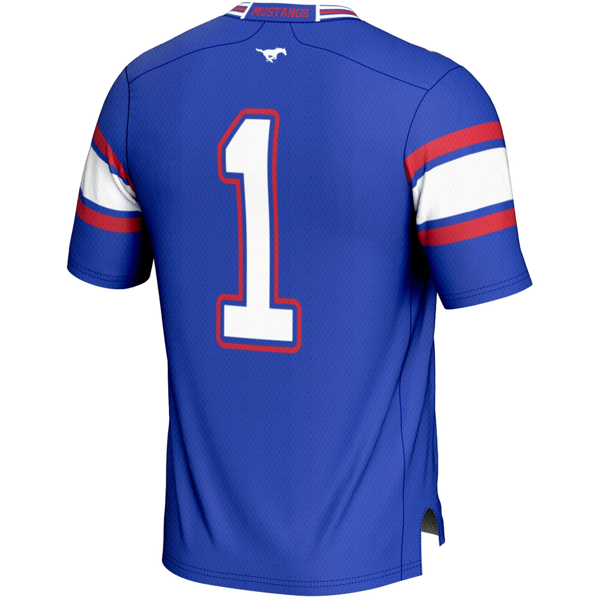 #1 Royal SMU Mustangs Endzone Football Jersey