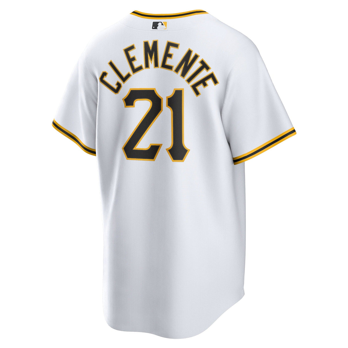 Pittsburgh Pirates Roberto Clemente White Home Replica Player Name Baseball Jersey