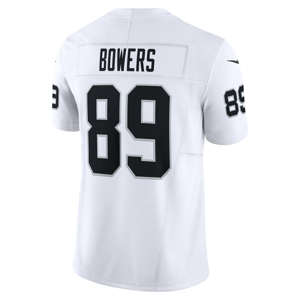 Las Vegas Raiders Brock Bowers White Vapor F.U.S.E. Limited Football Jersey