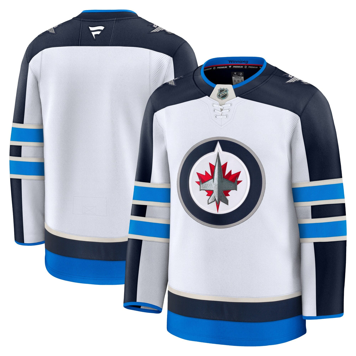 Winnipeg Jets White Away Premium Jersey - Style 200899682